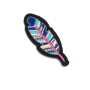 Feather Patch Iron On Feathers Patches Badge DIY